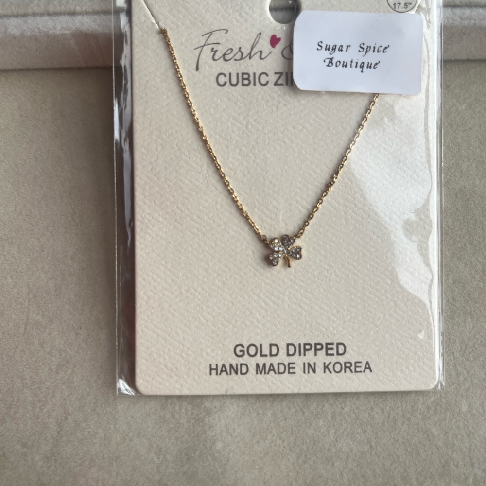 Fresh Gold Necklace Minimalist Dainty Design